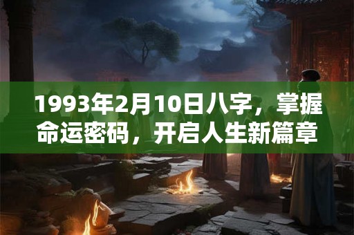 1993年2月10日八字，掌握命运密码，开启人生新篇章！
