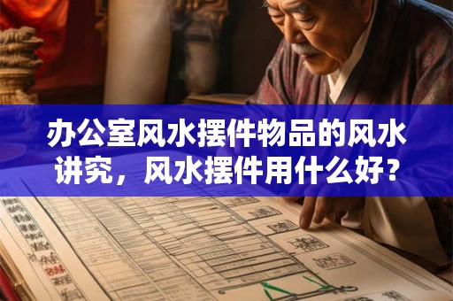 办公室风水摆件物品的风水讲究，风水摆件用什么好？