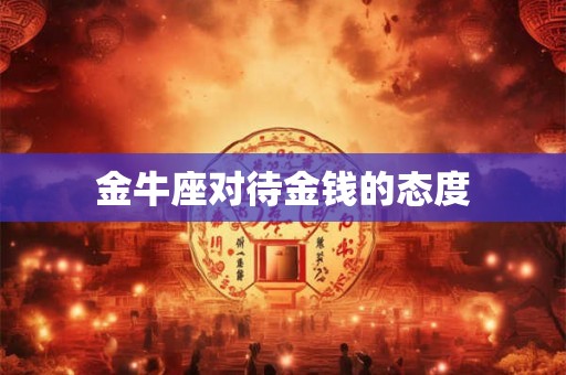 金牛座对待金钱的态度