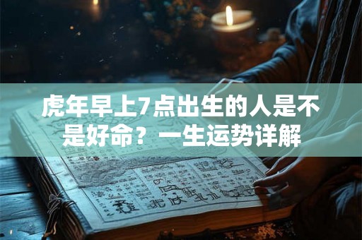 虎年早上7点出生的人是不是好命？一生运势详解