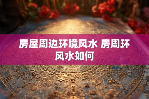房屋周边环境风水 房周环风水如何