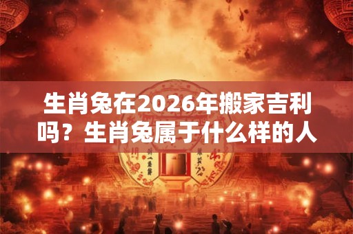 生肖兔在2026年搬家吉利吗？生肖兔属于什么样的人？