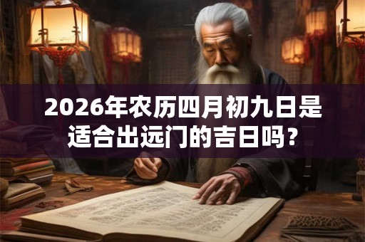 2026年农历四月初九日是适合出远门的吉日吗？