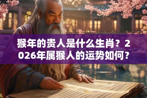 猴年的贵人是什么生肖？2026年属猴人的运势如何？