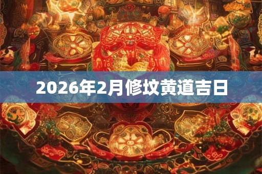 2026年2月修坟黄道吉日