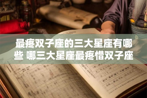 最疼双子座的三大星座有哪些 哪三大星座最疼惜双子座