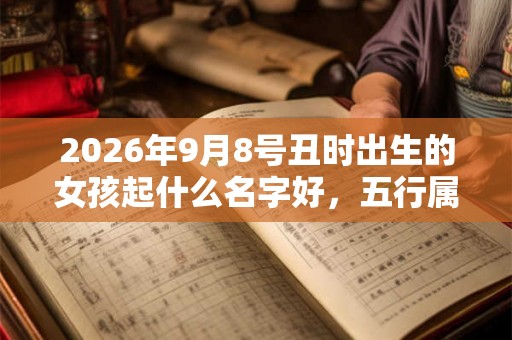 2026年9月8号丑时出生的女孩起什么名字好，五行属什么