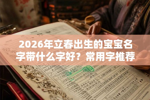 2026年立春出生的宝宝名字带什么字好？常用字推荐