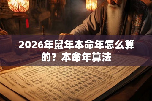 2026年鼠年本命年怎么算的?本命年算法 2026年鼠年本命年怎么算的?本命年算法