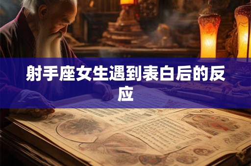 射手座女生遇到表白后的反应