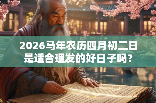2026马年农历四月初二日是适合理发的好日子吗？
