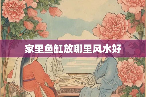 家里鱼缸放哪里风水好
