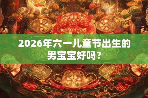 2026年六一儿童节出生的男宝宝好吗？