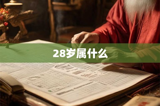 28岁属什么