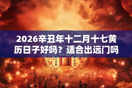 2026辛丑年十二月十七黄历日子好吗？适合出远门吗？