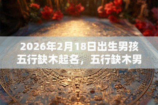 2026年2月18日出生男孩五行缺木起名，五行缺木男孩吉祥名字