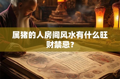 属猪的人房间风水有什么旺财禁忌？
