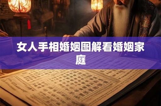 女人手相婚姻图解看婚姻家庭