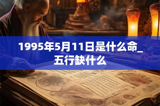 1995年5月11日是什么命_五行缺什么