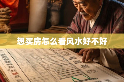 想买房怎么看风水好不好