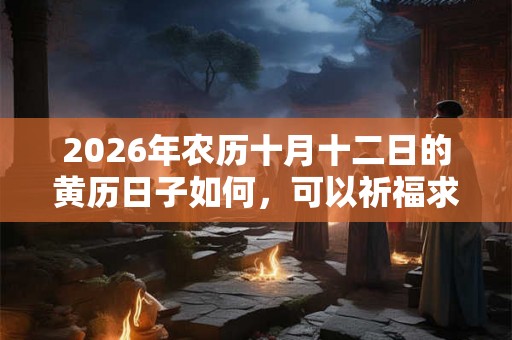 2026年农历十月十二日的黄历日子如何，可以祈福求财吗？