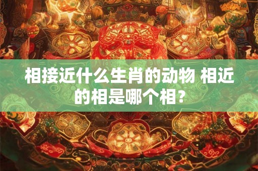 相接近什么生肖的动物 相近的相是哪个相？