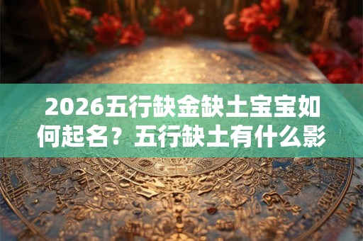 2026五行缺金缺土宝宝如何起名？五行缺土有什么影响？