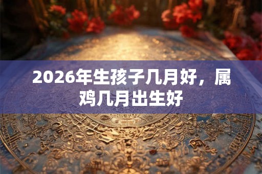 2026年生孩子几月好，属鸡几月出生好