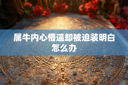 属牛内心懵逼却被迫装明白怎么办