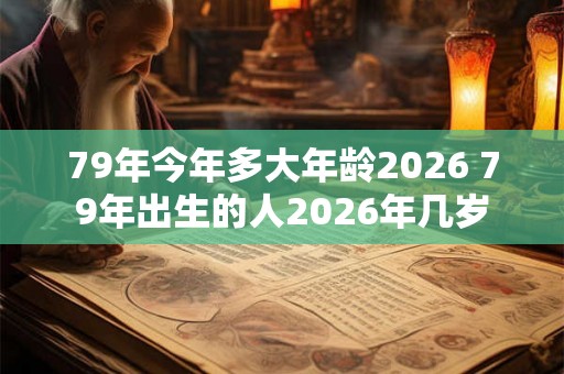 79年今年多大年龄2026 79年出生的人2026年几岁