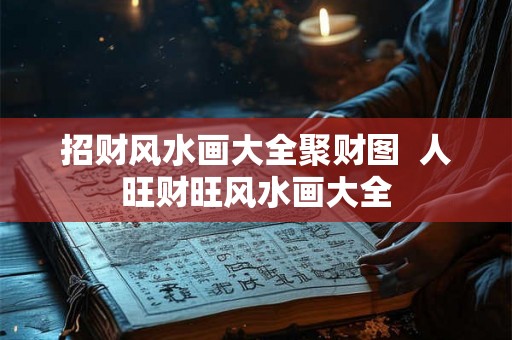 招财风水画大全聚财图  人旺财旺风水画大全