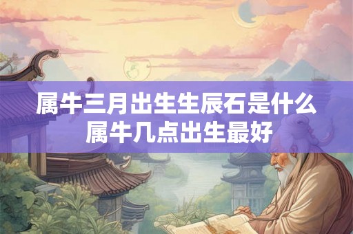 属牛三月出生生辰石是什么 属牛几点出生最好