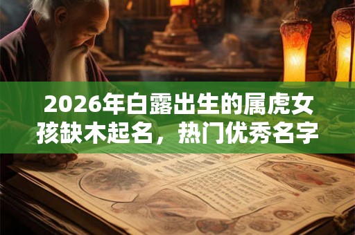 2026年白露出生的属虎女孩缺木起名，热门优秀名字大全