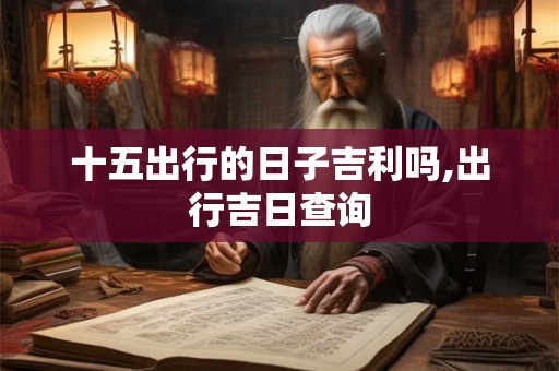 十五出行的日子吉利吗,出行吉日查询