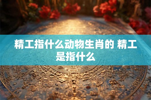 精工指什么动物生肖的 精工是指什么