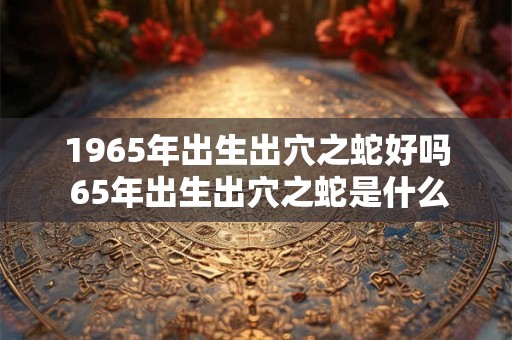 1965年出生出穴之蛇好吗 65年出生出穴之蛇是什么命