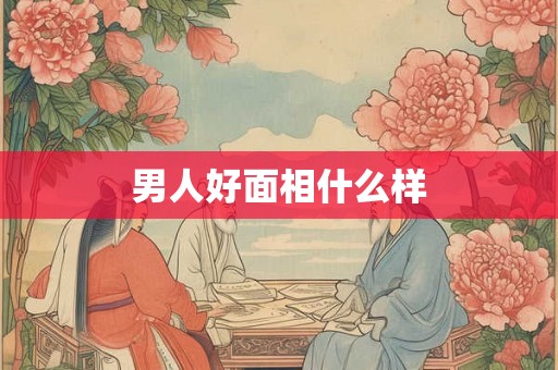 男人好面相什么样