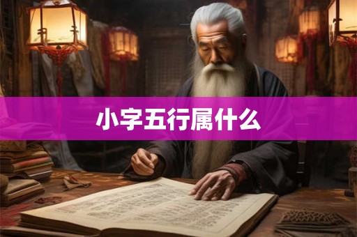 小字五行属什么