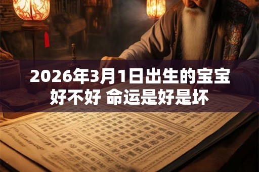 2026年3月1日出生的宝宝好不好 命运是好是坏