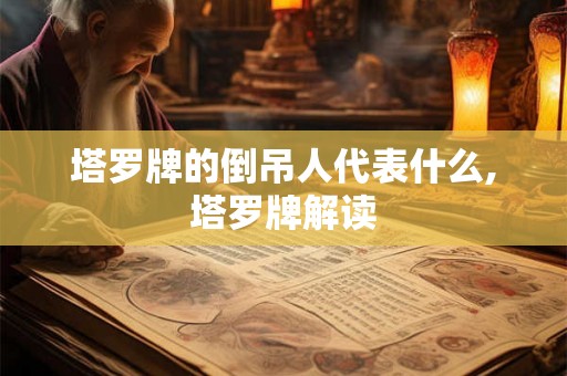 塔罗牌的倒吊人代表什么,塔罗牌解读