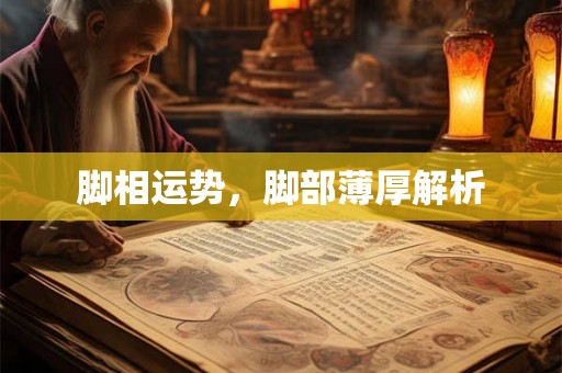 脚相运势,脚部薄厚解析 脚相运势,脚部薄厚解析