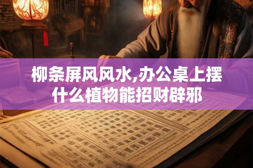 柳条屏风风水,办公桌上摆什么植物能招财辟邪