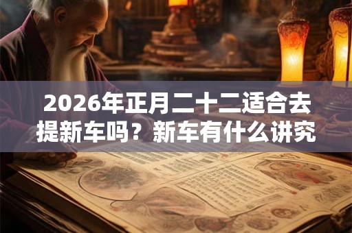 2026年正月二十二适合去提新车吗?新车有什么讲究? 2026年正月二十二适合去提新车吗?新车有什么讲究?
