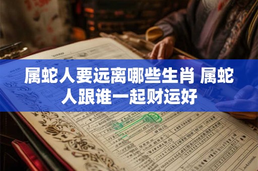 属蛇人要远离哪些生肖 属蛇人跟谁一起财运好 属蛇人要远离哪些生肖 属蛇人跟谁一起财运好