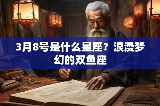 3月8号是什么星座？浪漫梦幻的双鱼座