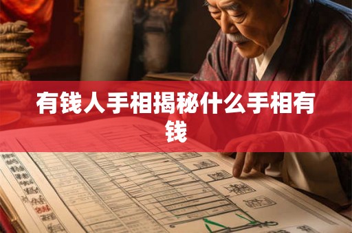 有钱人手相揭秘什么手相有钱