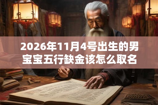 2026年11月4号出生的男宝宝五行缺金该怎么取名