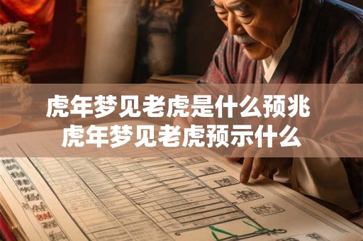 虎年梦见老虎是什么预兆 虎年梦见老虎预示什么