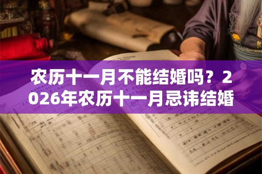农历十一月不能结婚吗？2026年农历十一月忌讳结婚的日子