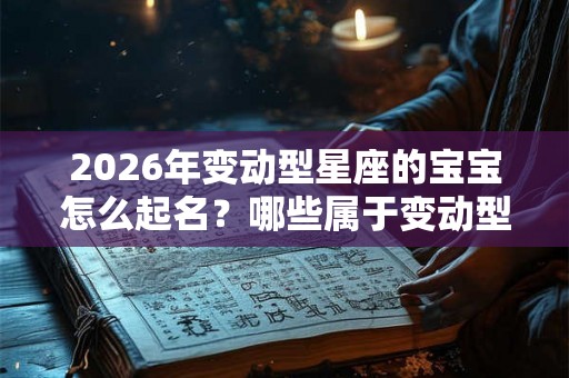 2026年变动型星座的宝宝怎么起名？哪些属于变动型星座？
